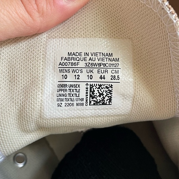 Men’s Sz 10 Women’s Sz 12 Brown Converse - Picture 4 of 5